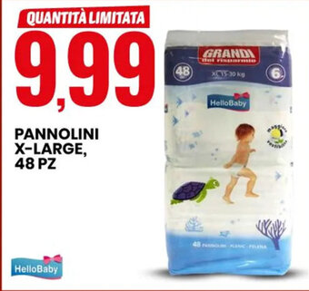 Eurospin PANNOLINI X-LARGE, 48 PZ offerta