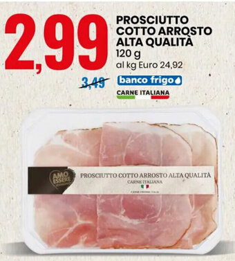 Eurospin PROSCIUTTO COTTO ARROSTO ALTA QUALITÀ 120 g offerta
