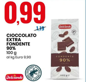 CIOCCOLATO EXTRA FONDENTE 100 g