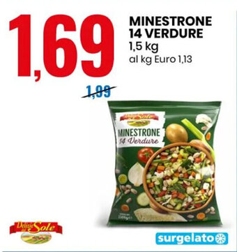 MINESTRONE 14 VERDURE 1,5 kg