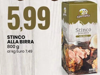 Eurospin STINCO ALLA BIRRA 800 g offerta