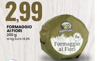 Eurospin FORMAGGIO AI FIORI 200 g offerta