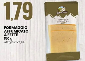 Eurospin FORMAGGIO AFFUMICATO A FETTE 150 g offerta