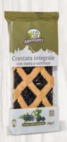Eurospin CROSTATA INTEGRALE MORA E SAMBUCO 250 g offerta