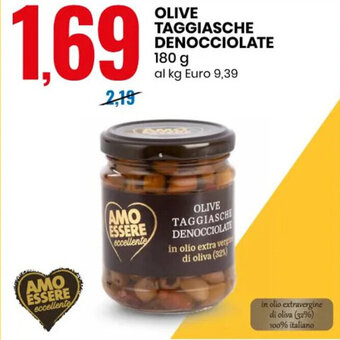 Eurospin OLIVE TAGGIASCHE DENOCCIOLATE 180 g offerta