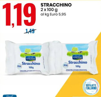 Eurospin Stracchino 100g 2 x 100 g offerta