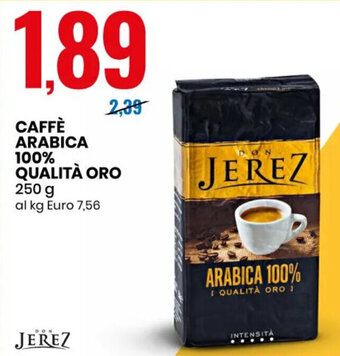 JEREZ CAFFÈ ARABICA 100% QUALITÀ ORO 250 g