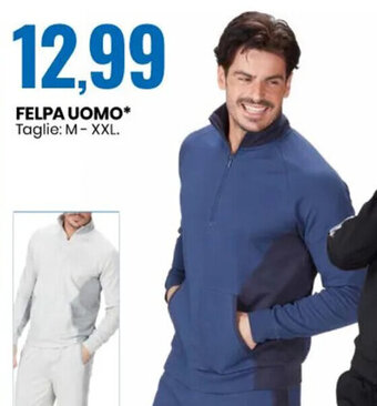 Eurospin FELPA UOMO M - XXL offerta