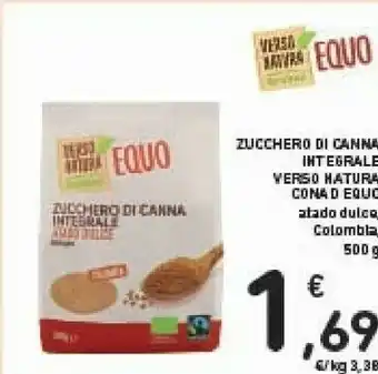 Conad Conad - Zucchero Di Canna Integrale Atado Dulce Biologico Colombia Verso Natura Equo 500 G(ml) offerta