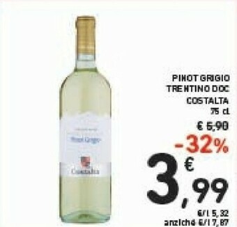 Costalta Pinot Grigio Trentino Doc
