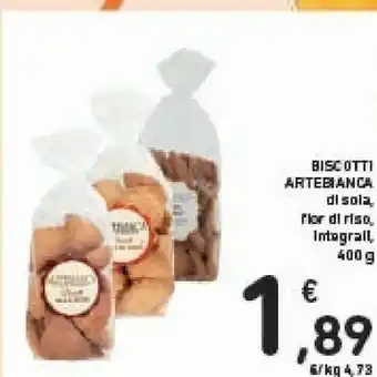 Conad Artebianca - Integrale Biscotti 400 G(ml) offerta