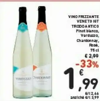 Conad Trodo Antico Vino Frizzante offerta