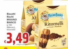 Paghi Poco Mulino bianco biscotti ricchi offerta