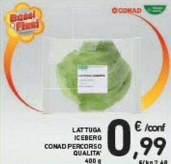 Conad Conad Lattuga Iceberg Percorso Qualita offerta