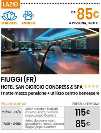 FIUGGI (FR) HOTEL SAN GIORGIO CONGRESS & SPA