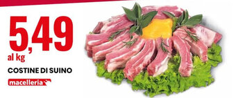Eurospin COSTINE DI SUINO offerta