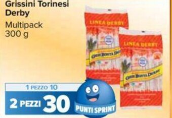 Carrefour Grissini Torinesi Derby 300 g offerta
