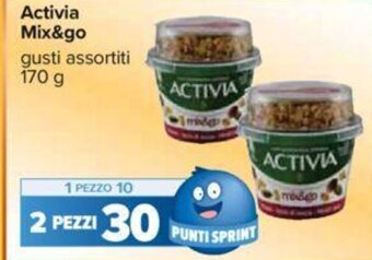 Carrefour Activia Mix&go 170 g offerta