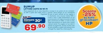 Euronics Sumup Lettore Carte 3G Wi-Fi offerta