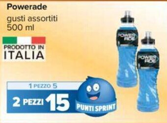 Carrefour Powerade gusti assortiti 500 ml offerta