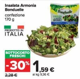 Carrefour Insalata Armonia Bonduelle 170 g offerta
