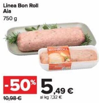 Carrefour Linea Bon Roll Aia 750 g offerta