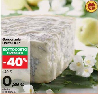 Carrefour Gorgonzola Dolce DOP offerta