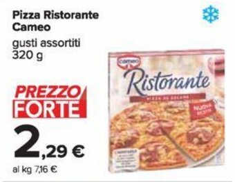 Carrefour Pizza Ristorante Cameo 320 g offerta