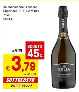 Iper La Grande Bolla - Valdobbiadene Prosecco Superiore DOCG 750 G(ml) offerta