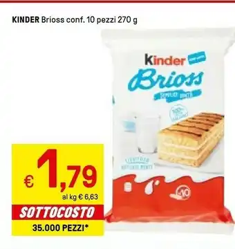 Iper La Grande Ferrero Kinder Brioss Star Wars offerta