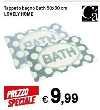 Iper La Grande Lovely Home Tappeto Bagno Bath offerta