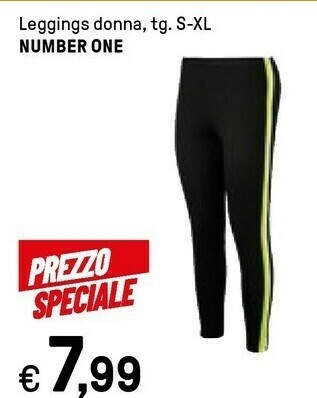 Iper La Grande Number One Leggings Donna offerta