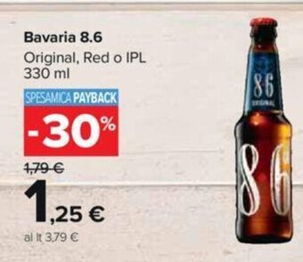 Carrefour Bavaria 8.6 Original, Red o IPL 330 ml offerta