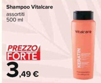 Carrefour Shampoo Vitalcare 500 ml offerta