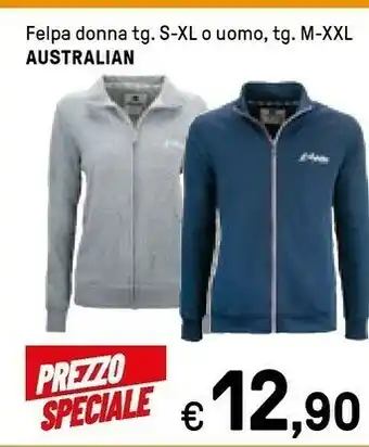 Iper La Grande Australian Felpa Donna offerta