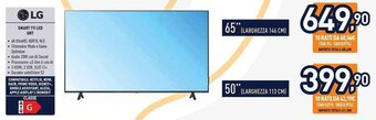 Unieuro LG SMART TV LED UR7 65'' offerta