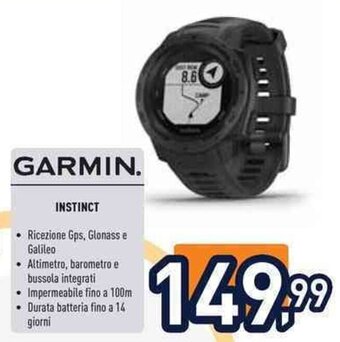 Unieuro GARMIN. INSTINCT offerta