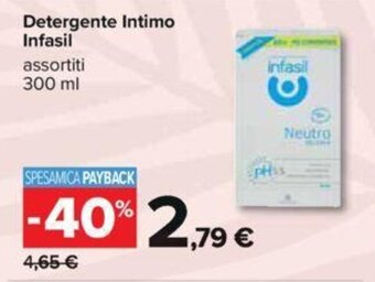 Carrefour Detergente Intimo Infasil assortiti 300 ml offerta
