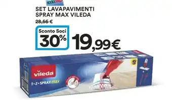Coop Vileda Set Lavapavimenti Spray Max offerta