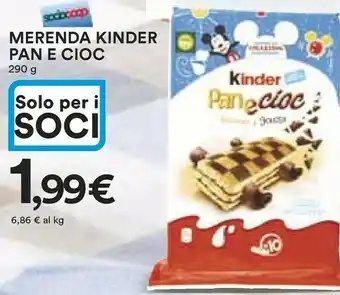 Coop Ferrero Kinder Pan E Cioc offerta