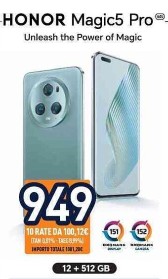 Unieuro HONOR Magic5 Pro HONOR Magic5 Pro offerta