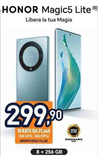 Unieuro HONOR Magic5 Pro HONOR Magic5 Lite offerta