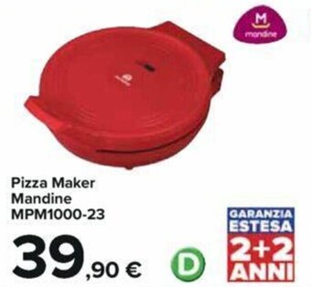 Carrefour Pizza Maker Mandine MPM1000-23 offerta