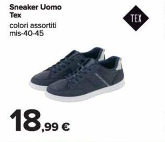 Carrefour Sneaker Uomo Tex colori assortiti mis-40-45 offerta