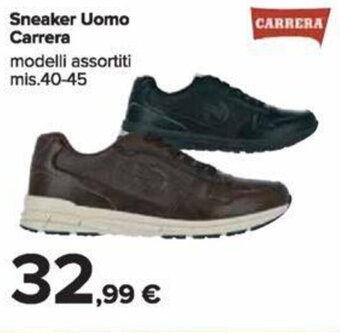 Carrefour Sneaker Uomo Carrera modelli assortiti mis.40-45 offerta