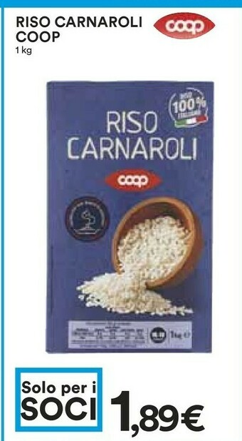 Coop Coop - Riso Carnaroli 1000 G(ml) offerta