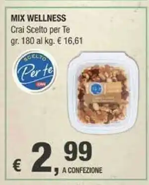 Crai Crai Scelto Per Te Mix Wellness 180g offerta