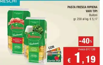 Crai Buitoni Pasta Fresca Ripiena offerta