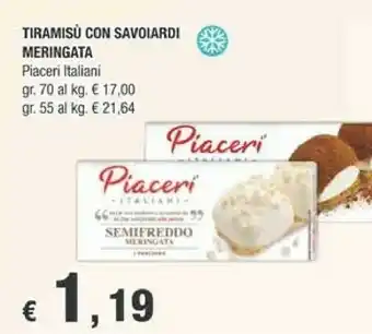 Crai Tiramisu Con Savoiardi Meringata Piaceri Italiani offerta