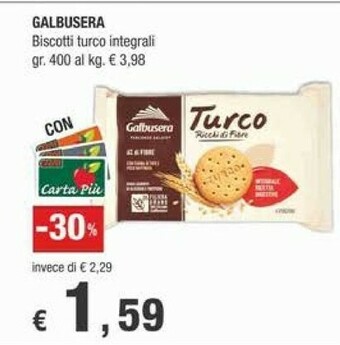 Crai Galbusera Turco Cuor Di Forno 400 G(ml) offerta
